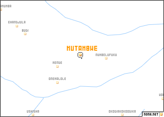 map of Mutambwe