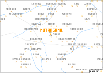 map of Mutangama