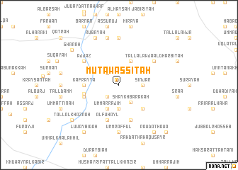 map of Mutawassiţah