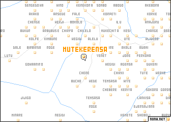 map of Mutʼē Kʼērēnsa