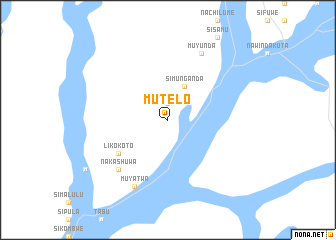 map of Mutelo