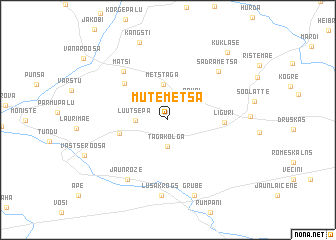 map of Mutemetsa