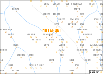 map of Mutʼē Robī