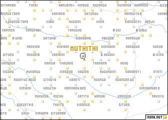 map of Muthithi