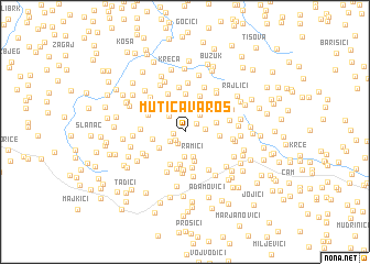 map of Mutića Varoš