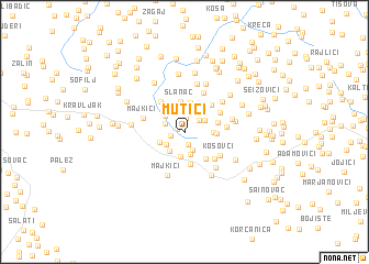 map of Mutići