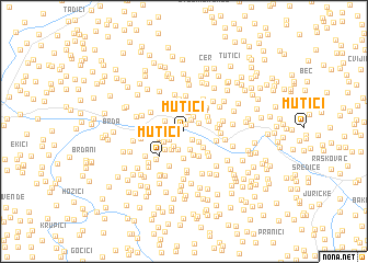 map of Mutići