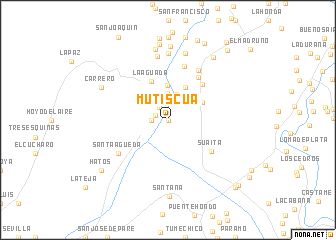 map of Mutiscua