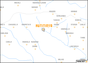 map of Mutitinya