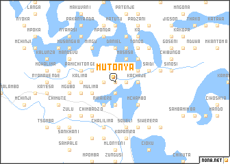 map of Mutonya