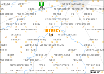 map of Mutrécy