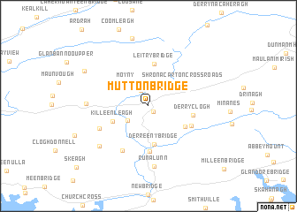 map of Mutton Bridge