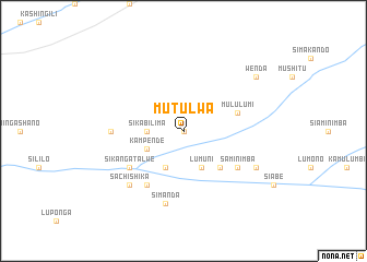 map of Mutulwa