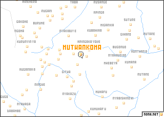 map of Mutwankoma