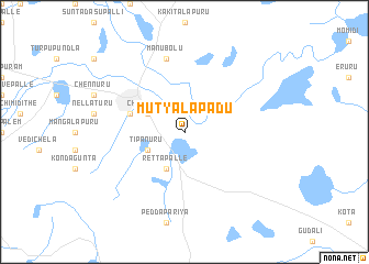 map of Mutyālapādu