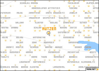 map of Mützen