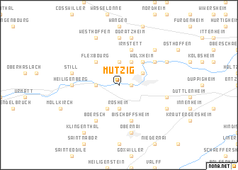 map of Mutzig