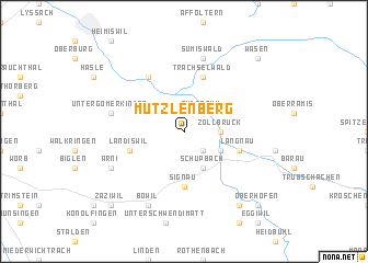 map of Mützlenberg