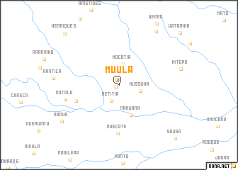 map of Muula