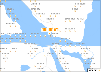 map of Muwaneyi