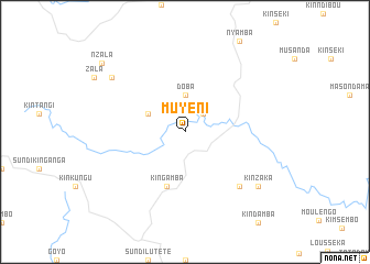 map of Muyeni