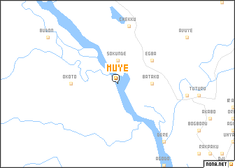 map of Muye