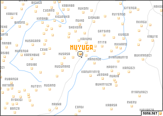 map of Muyuga