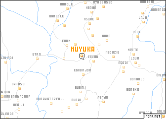 map of Muyuka