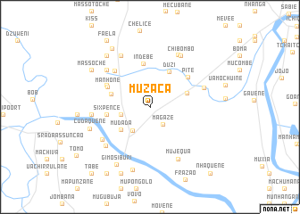 map of Muzaca