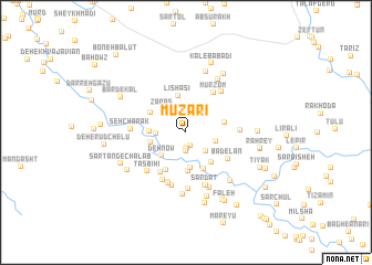 map of Mūzarī