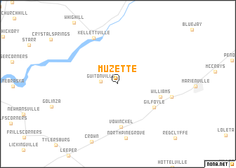 map of Muzette