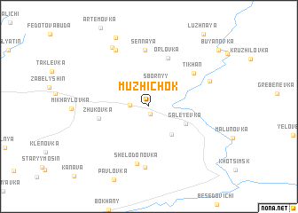 map of Muzhichok