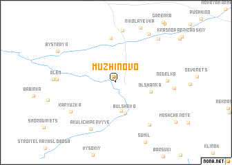 map of Muzhinovo