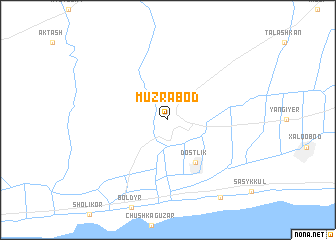 map of Muzrabod