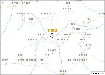 map of Mvia