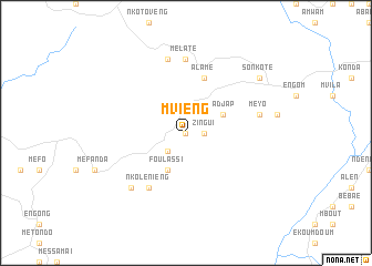 map of Mvieng