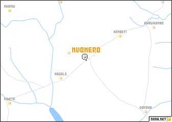 map of Mvomero