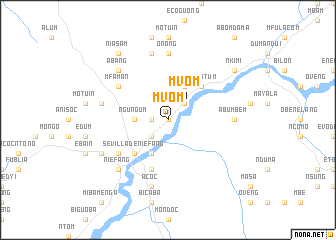 map of Mvom