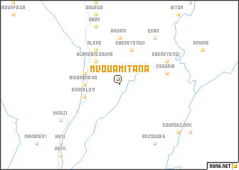 map of Mvoua Mitana