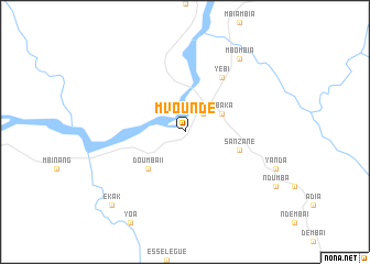 map of Mvoundé