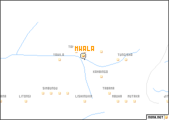 map of Mwala