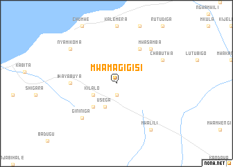 map of Mwamagigisi