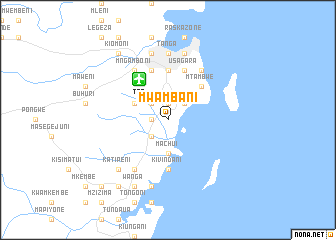 map of Mwambani