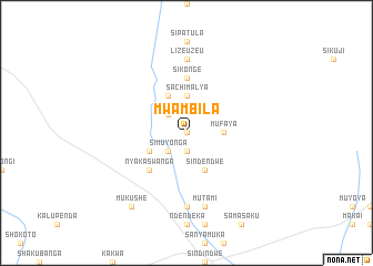 map of Mwambila