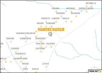 map of Mwanachunga