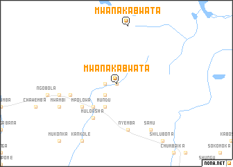 map of Mwanakabwata