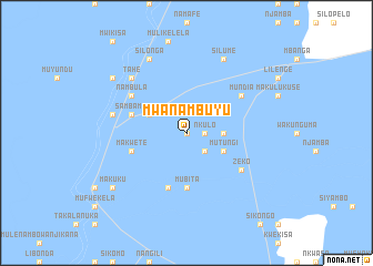 map of Mwanambuyu