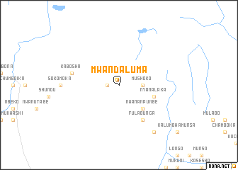 map of Mwandaluma