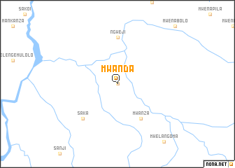 map of Mwanda