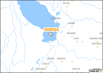 map of Mwanda